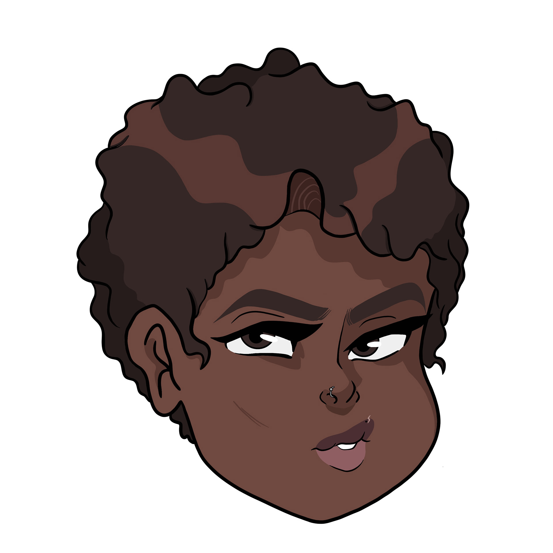 Self portrait without glasses