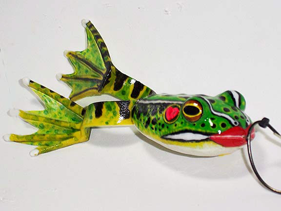 VINTAGE FROG FISHING LURE