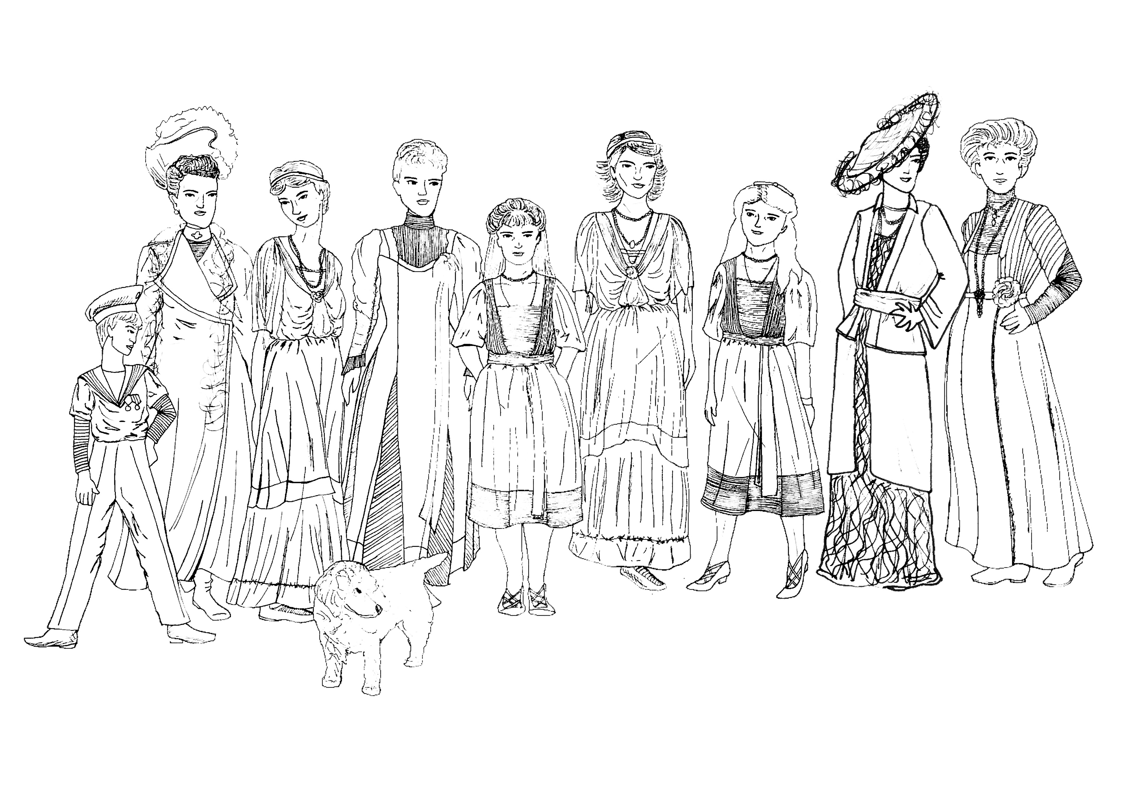 Afternoon Tea, 1914: sketch