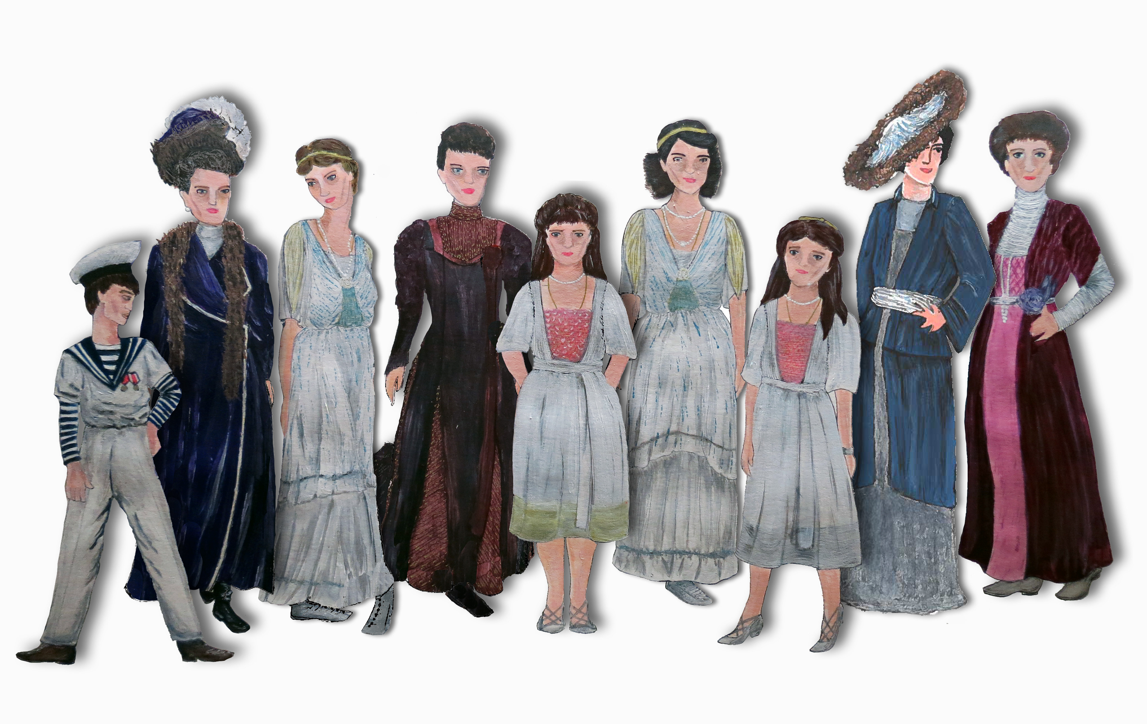 Edited Illustration for Afternoon Tea, 1914