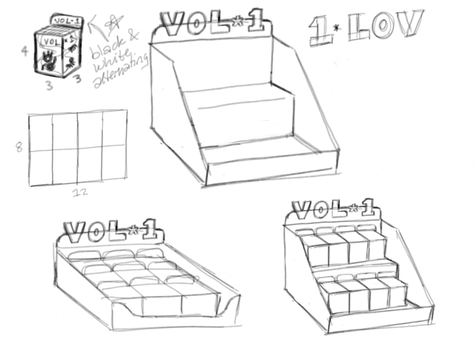 POP Display Sketches