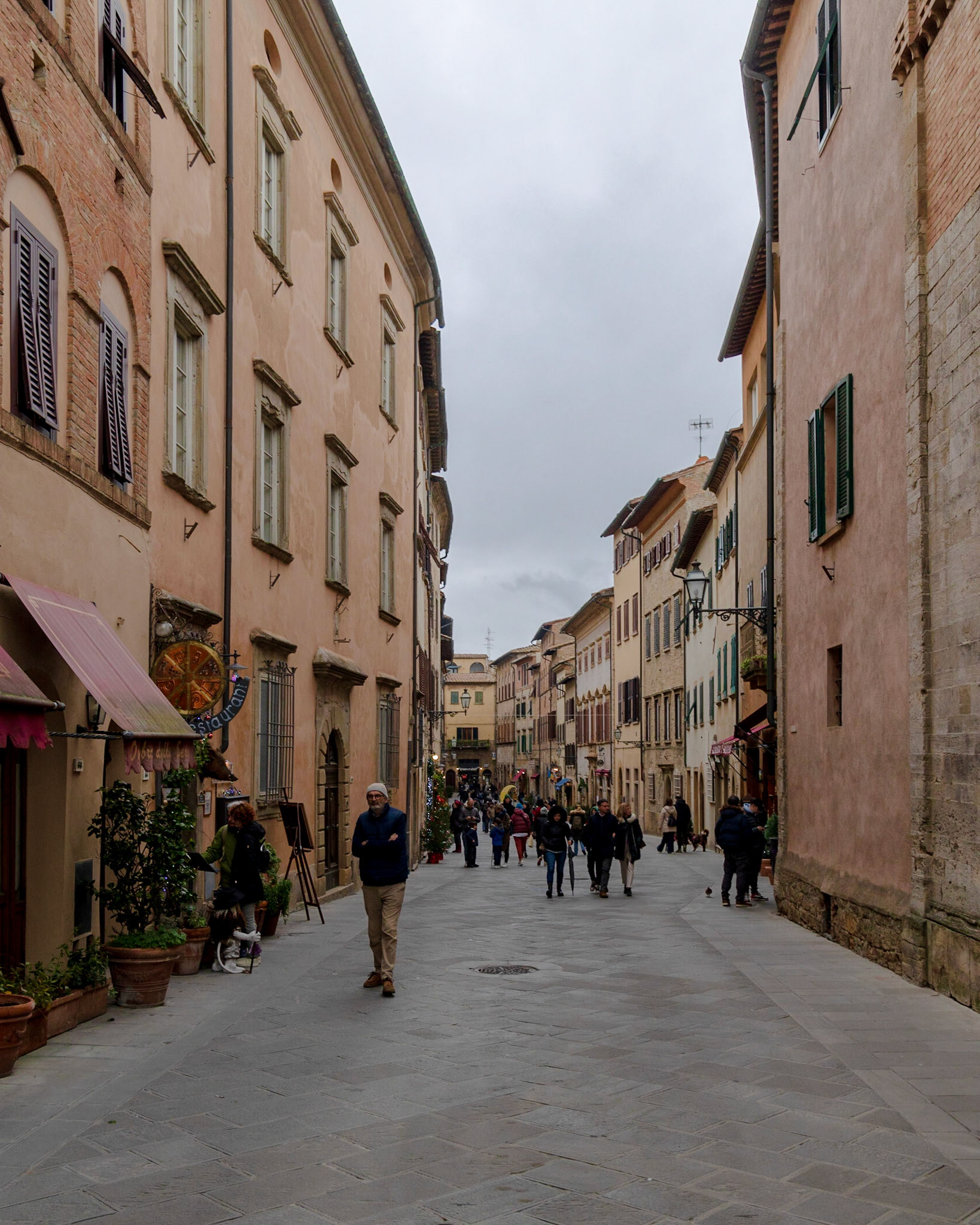 The streets of Volterra are narrow, the buildings tall. The people are friendly