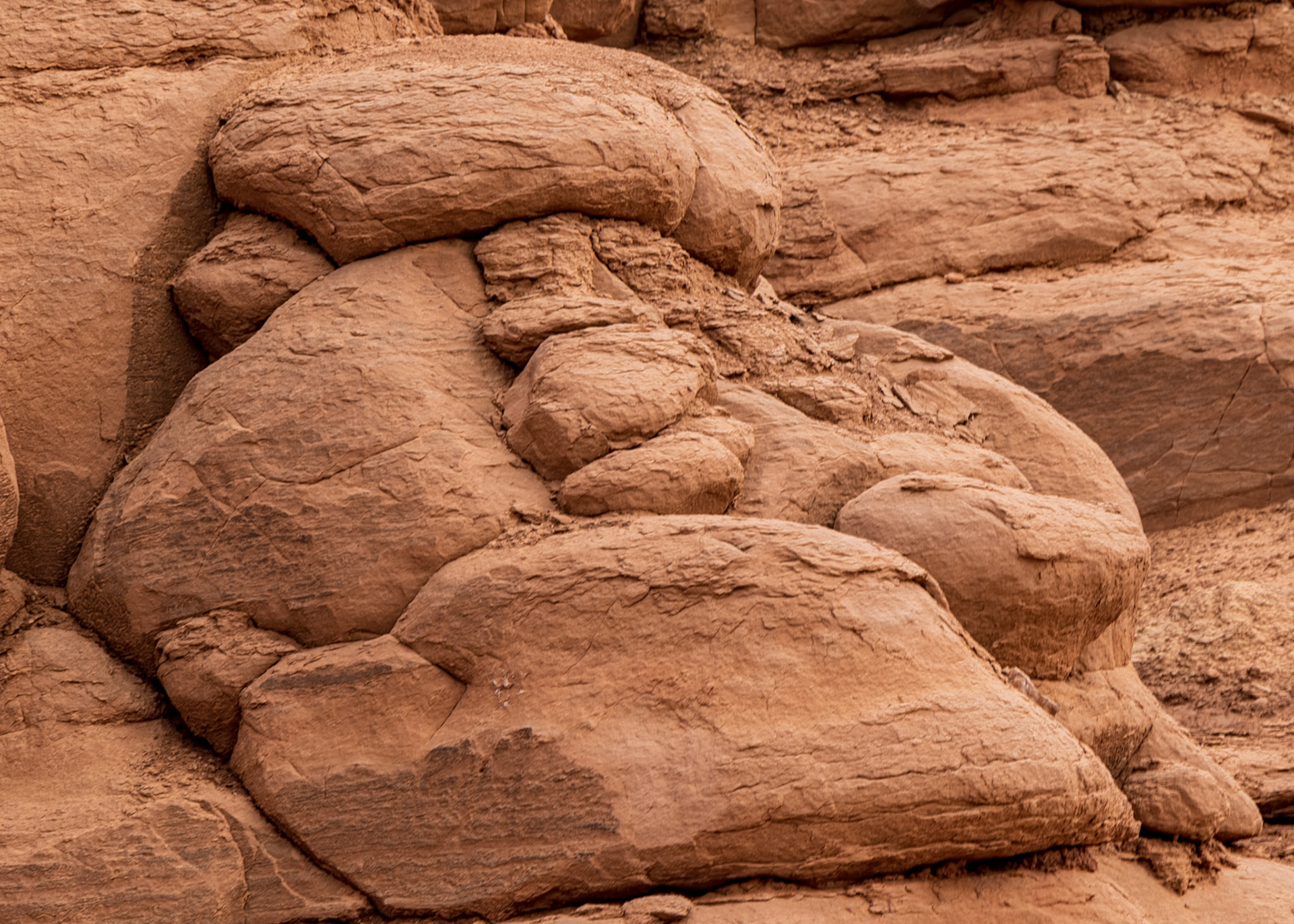 At Kodachrome Canyon, the sandstone takes on fantastic shapes.