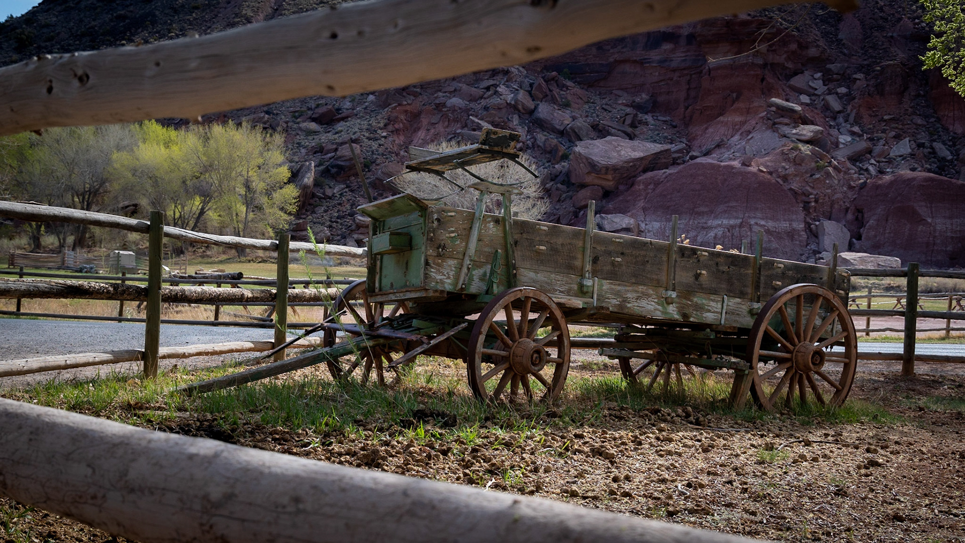 This old wagon sits near Gifford House in Capital Reef National Park. This area of the park is known as Fruita.