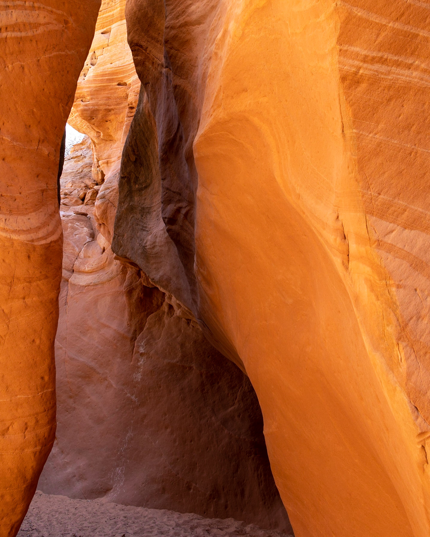 Inside the slot canyon at Diana's Throne. Not quite Antelope Canyon, but impressive none the less