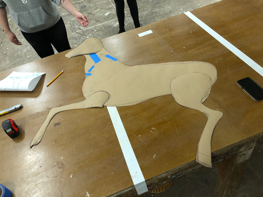 2D Deer Template