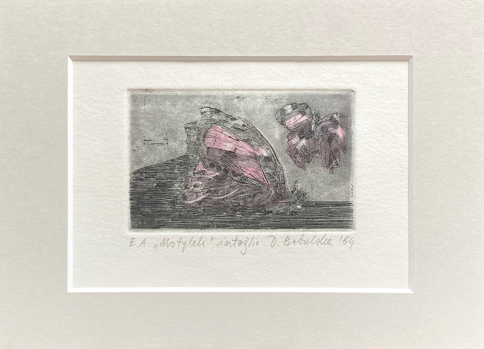 MOTYLEK   |   8×5 cm   |   intaglio   |   120 zł