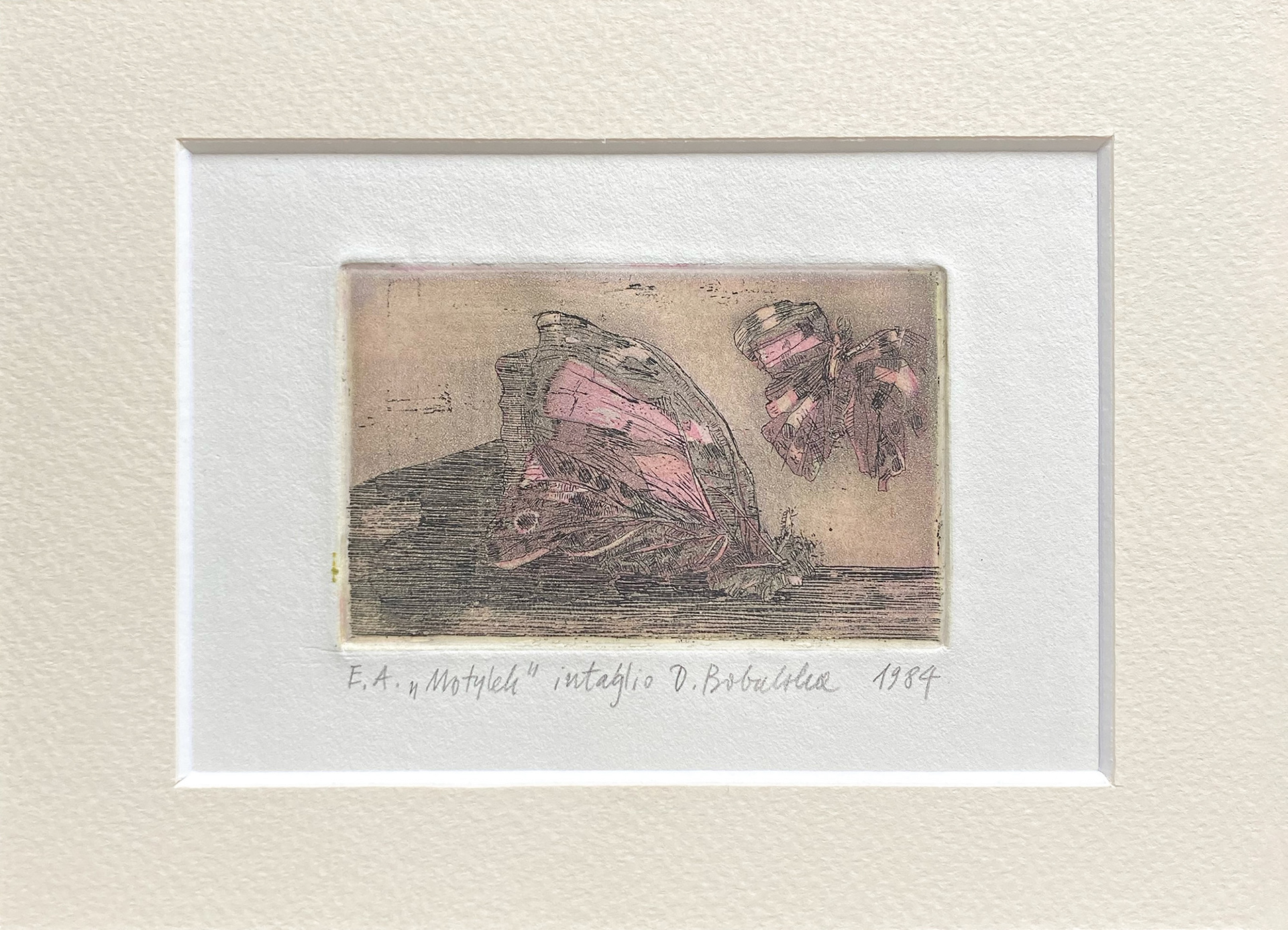 MOTYLEK   |   8×5 cm   |   intaglio   |   120 zł