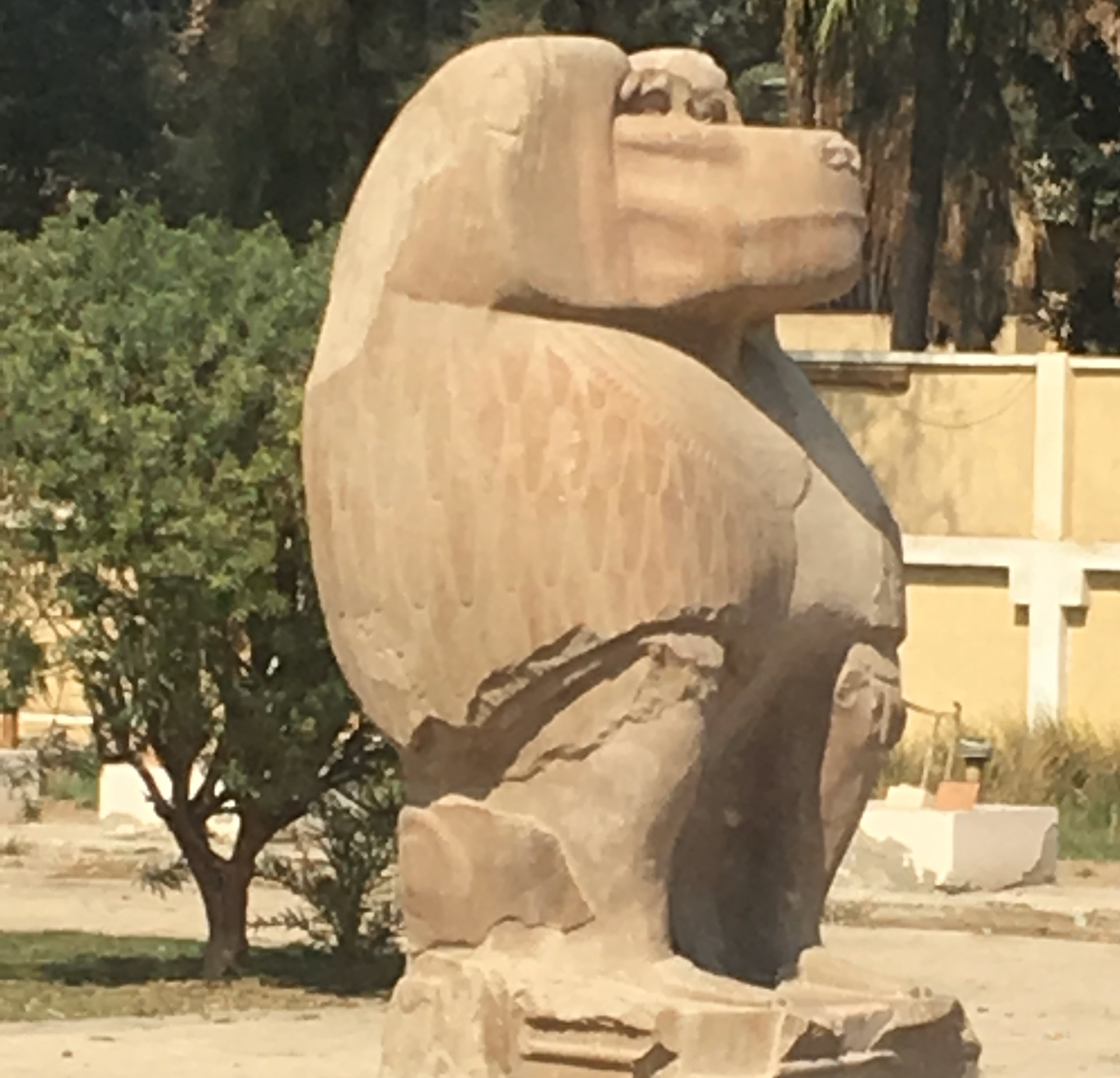 Djehuti at the site of ancient Khemenu.