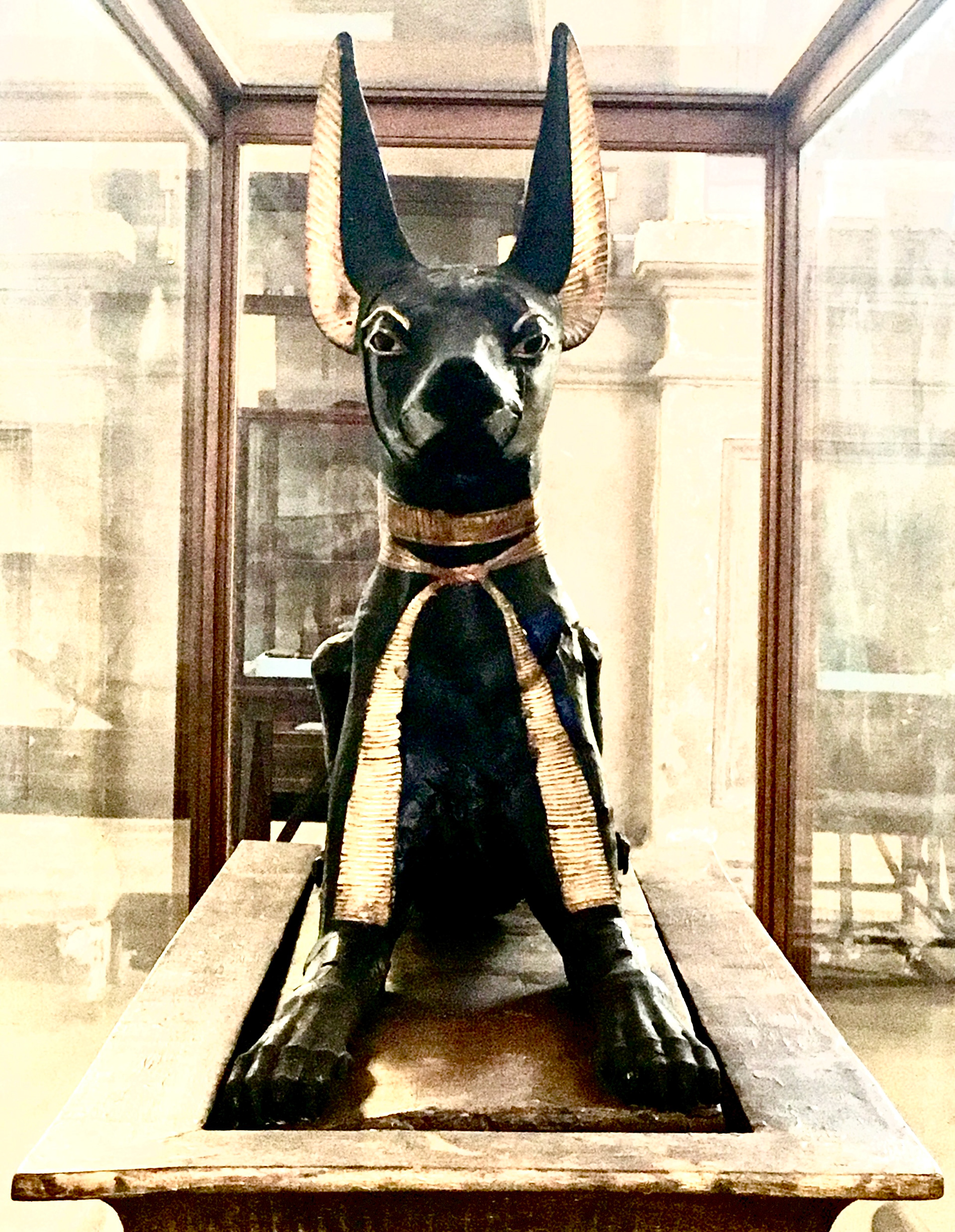 Anpu from Tutankhamun’s tomb, Old Egyptian Museum in Cairo.