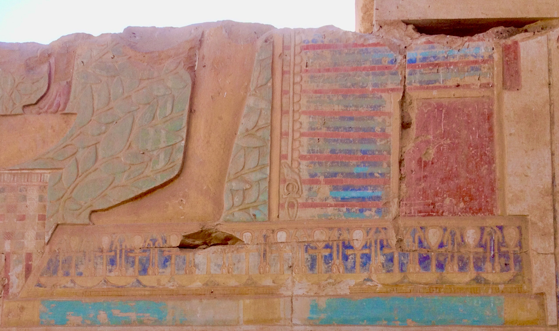 Standing on the Foundation of Ma'at. Abydos, Egypt.