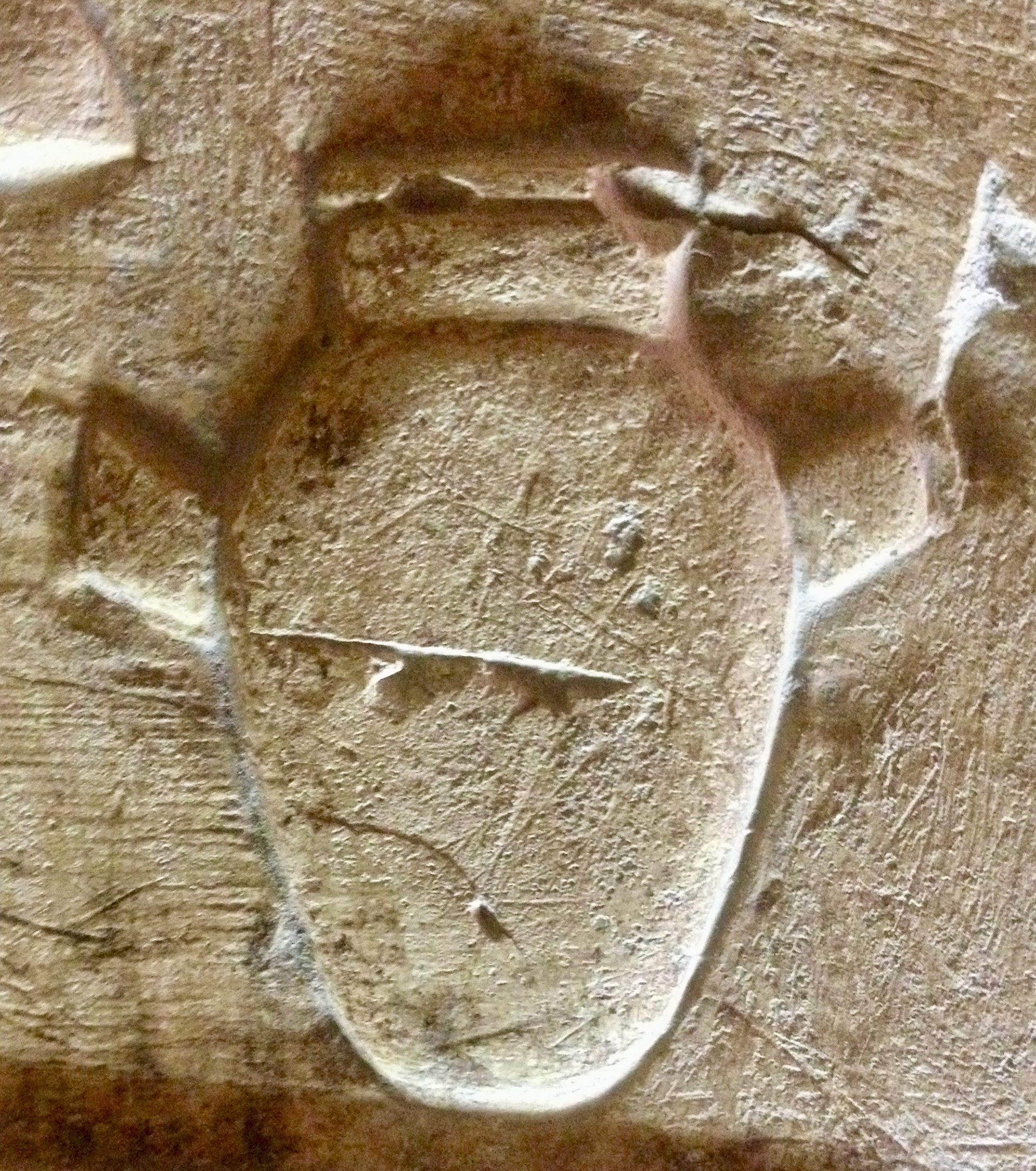 An Ab on the walls at Seti I’s temple at Abydos.