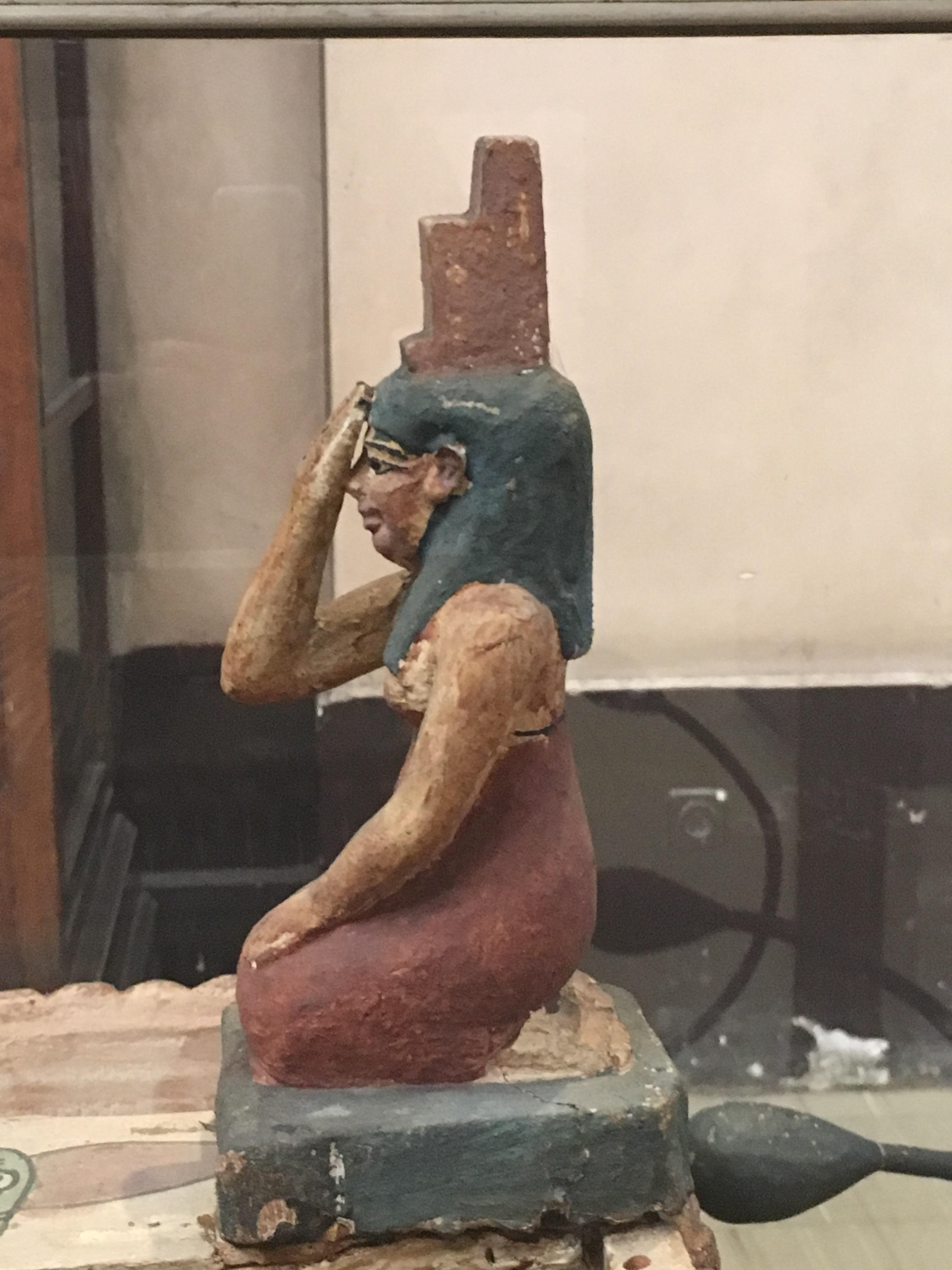 Auset at the Old Egyptian Museum, Cairo. 