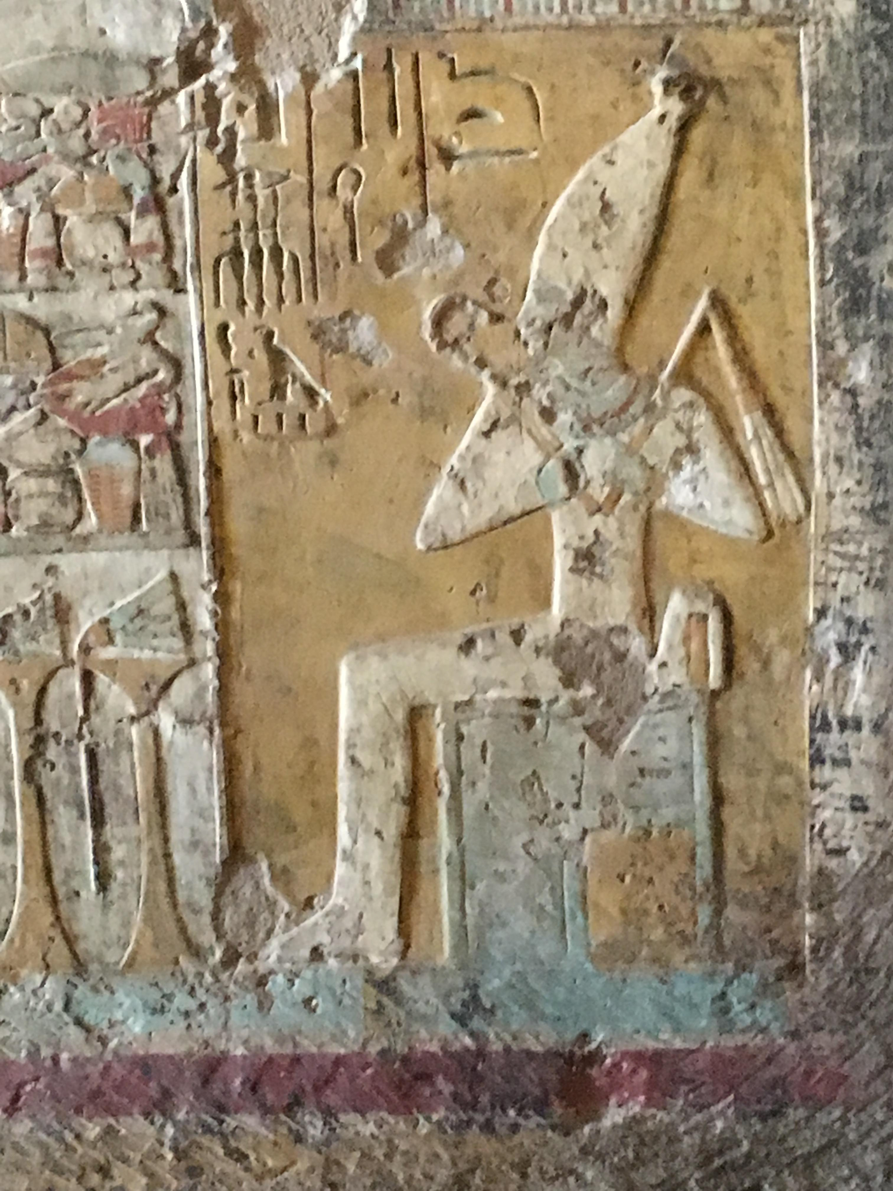 Asir at the Temple of Amenhotep III near El Kab, Egypt.