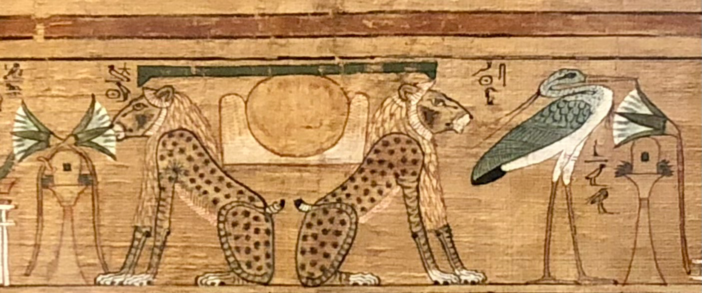 Image from Papyrus of Hunefer in British Museum in London
