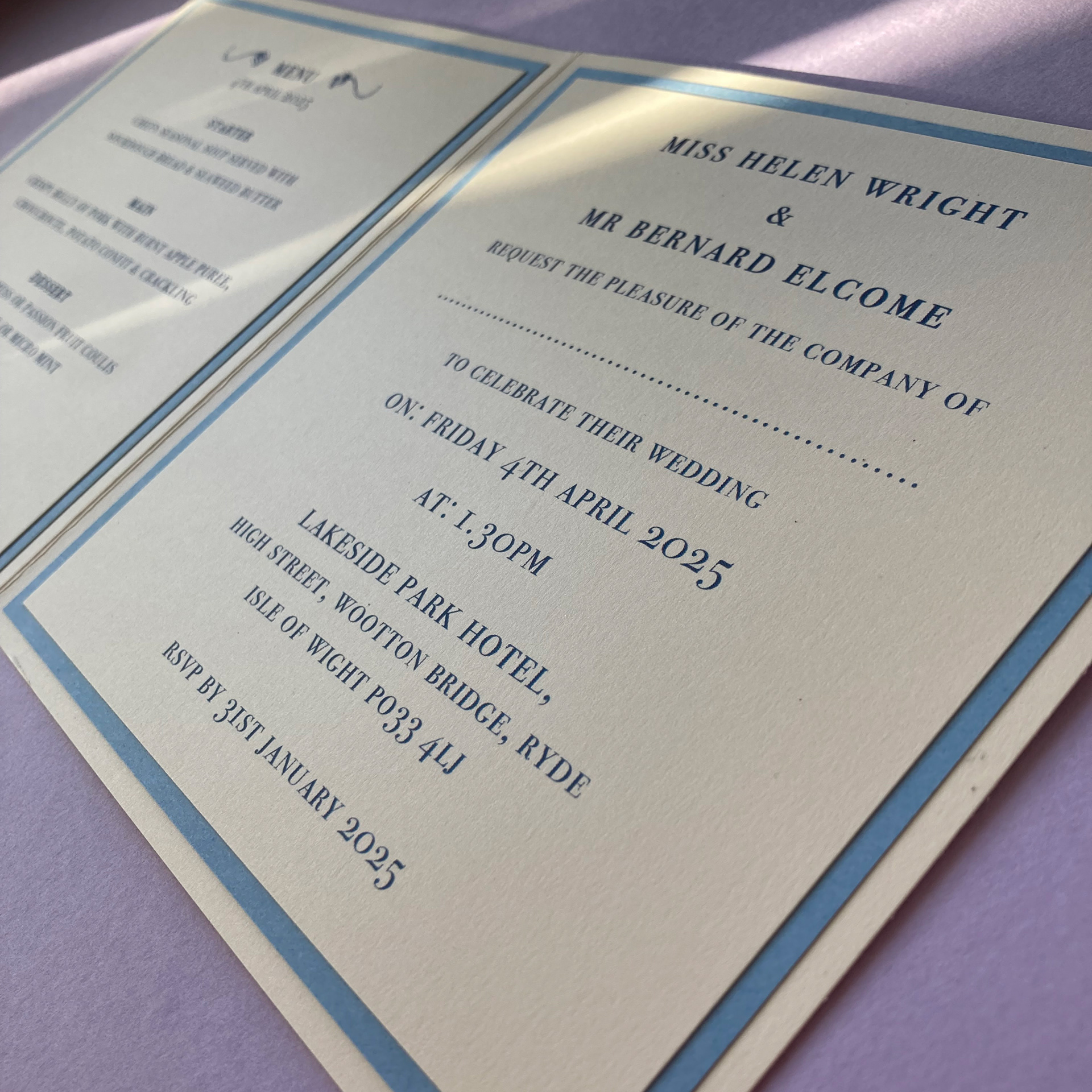 Bluebell Invite Inside