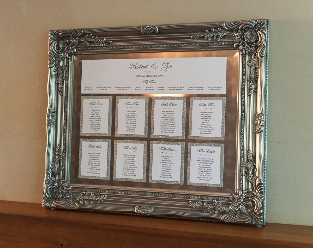 Mirror Table Plan