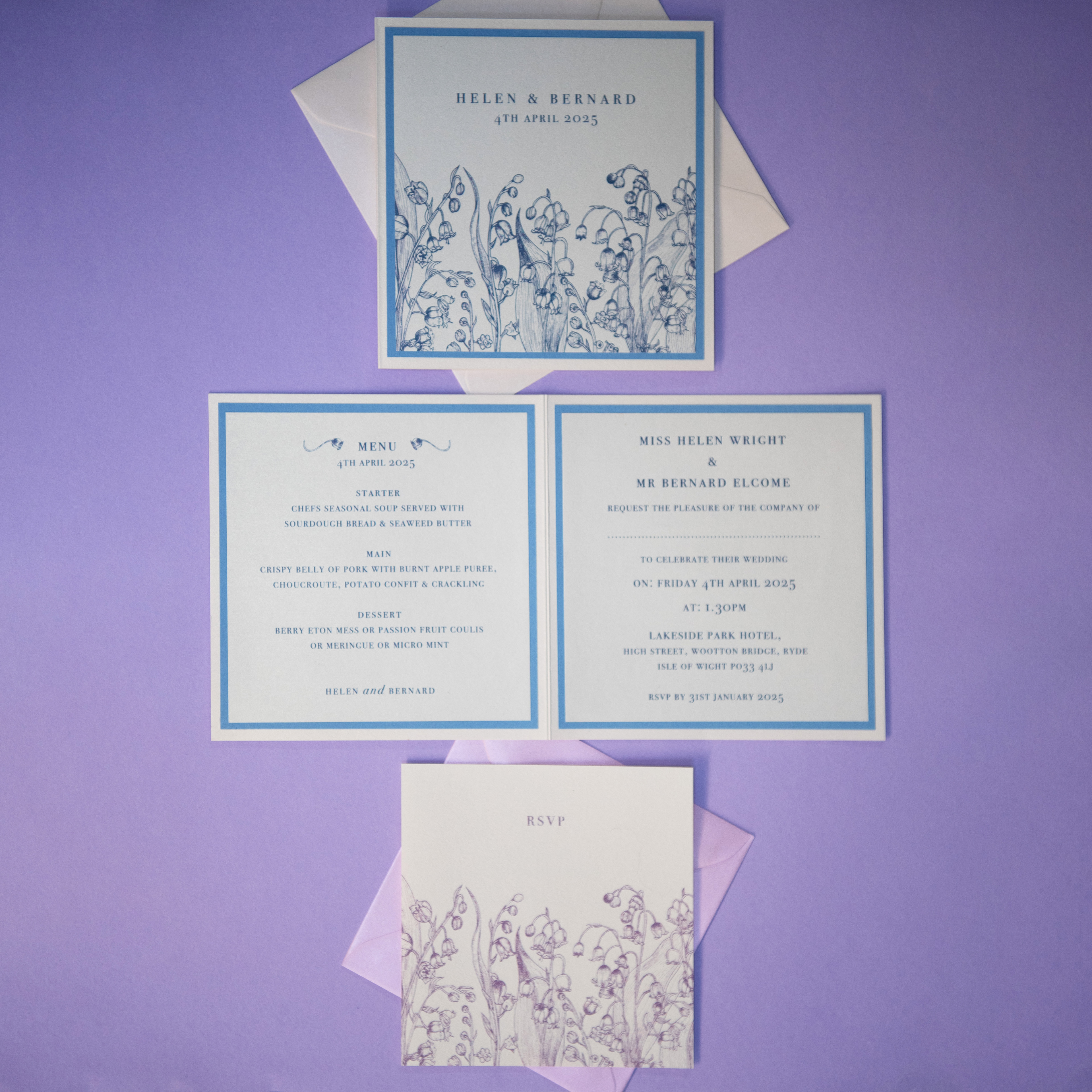 Bluebell Invitation Suite