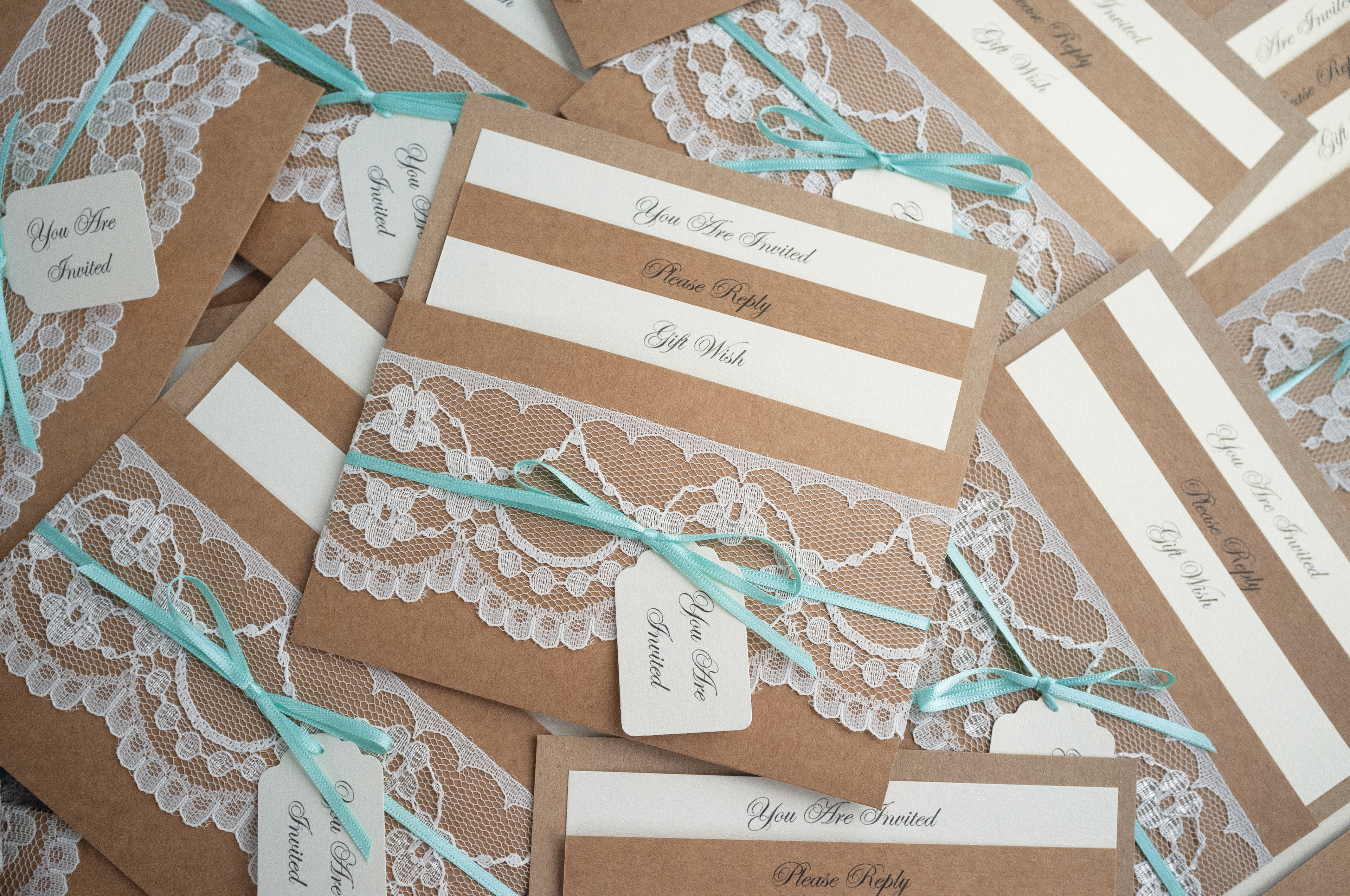 Kraft Wedding Invitation