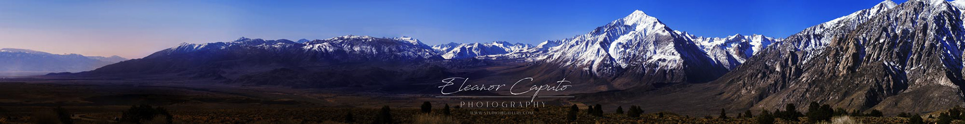 East side Hwy 395 Sierra Nevada Mountain Range 17 images stitched together
