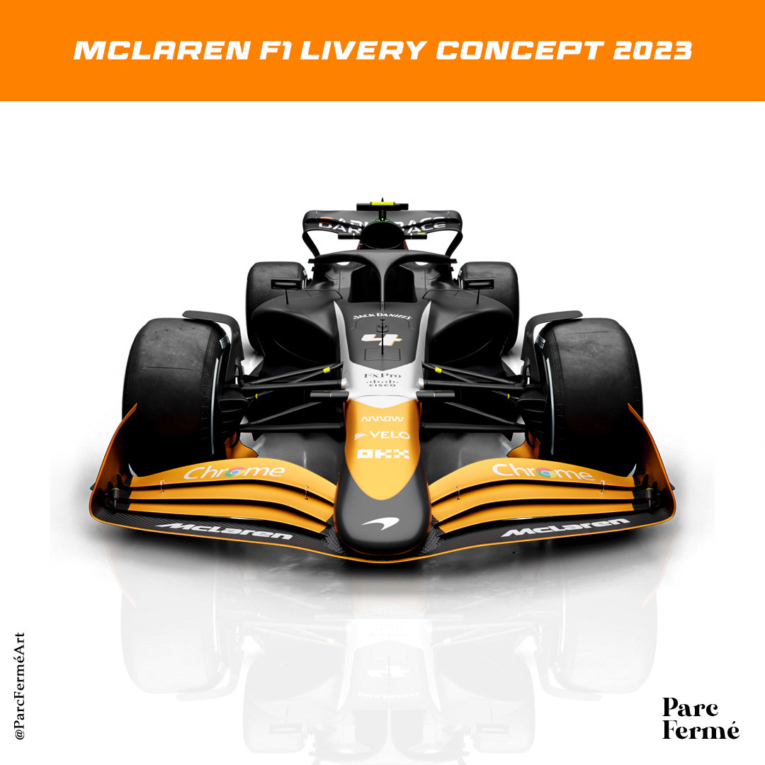 McLaren F1 livery concept 2023