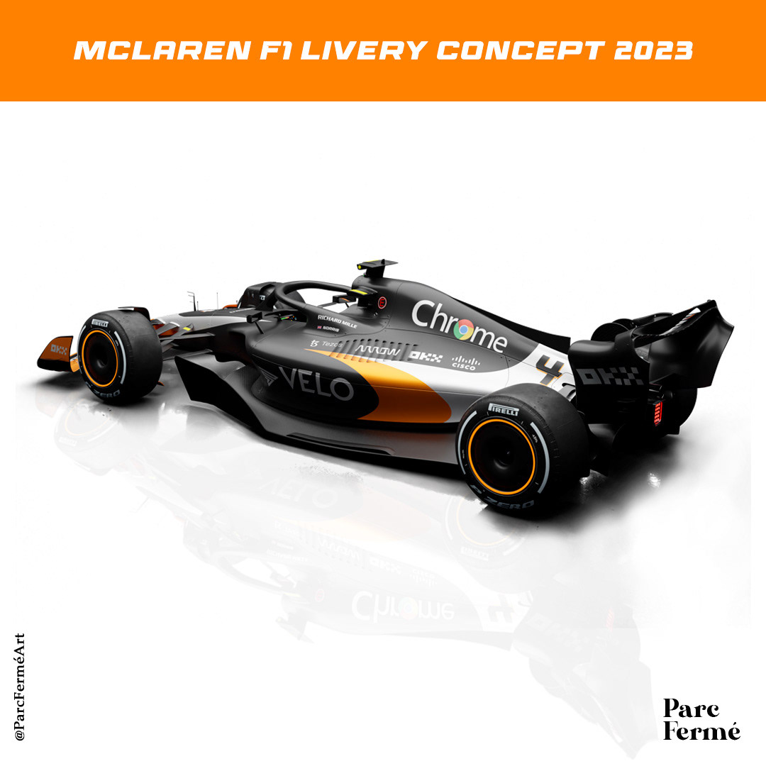 McLaren F1 livery concept 2023