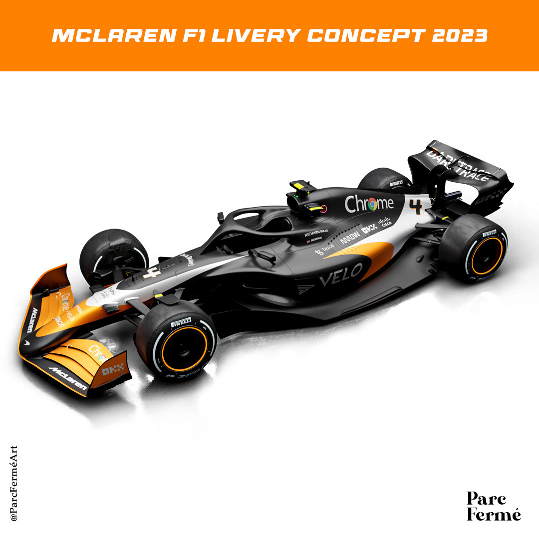 McLaren F1 livery concept 2023