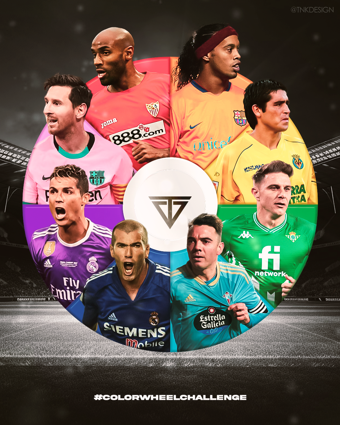 #ColorWheelChallenge con cracks de La Liga