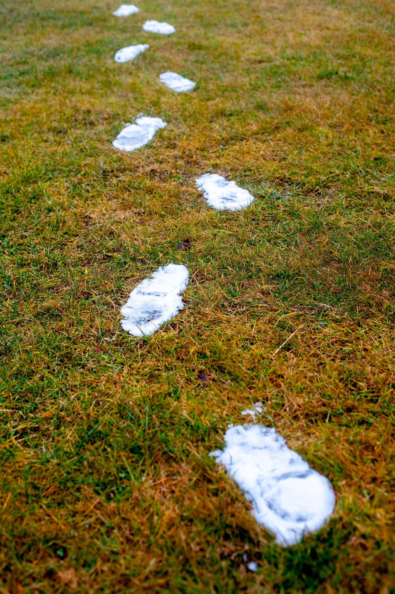 Reverse footprints.