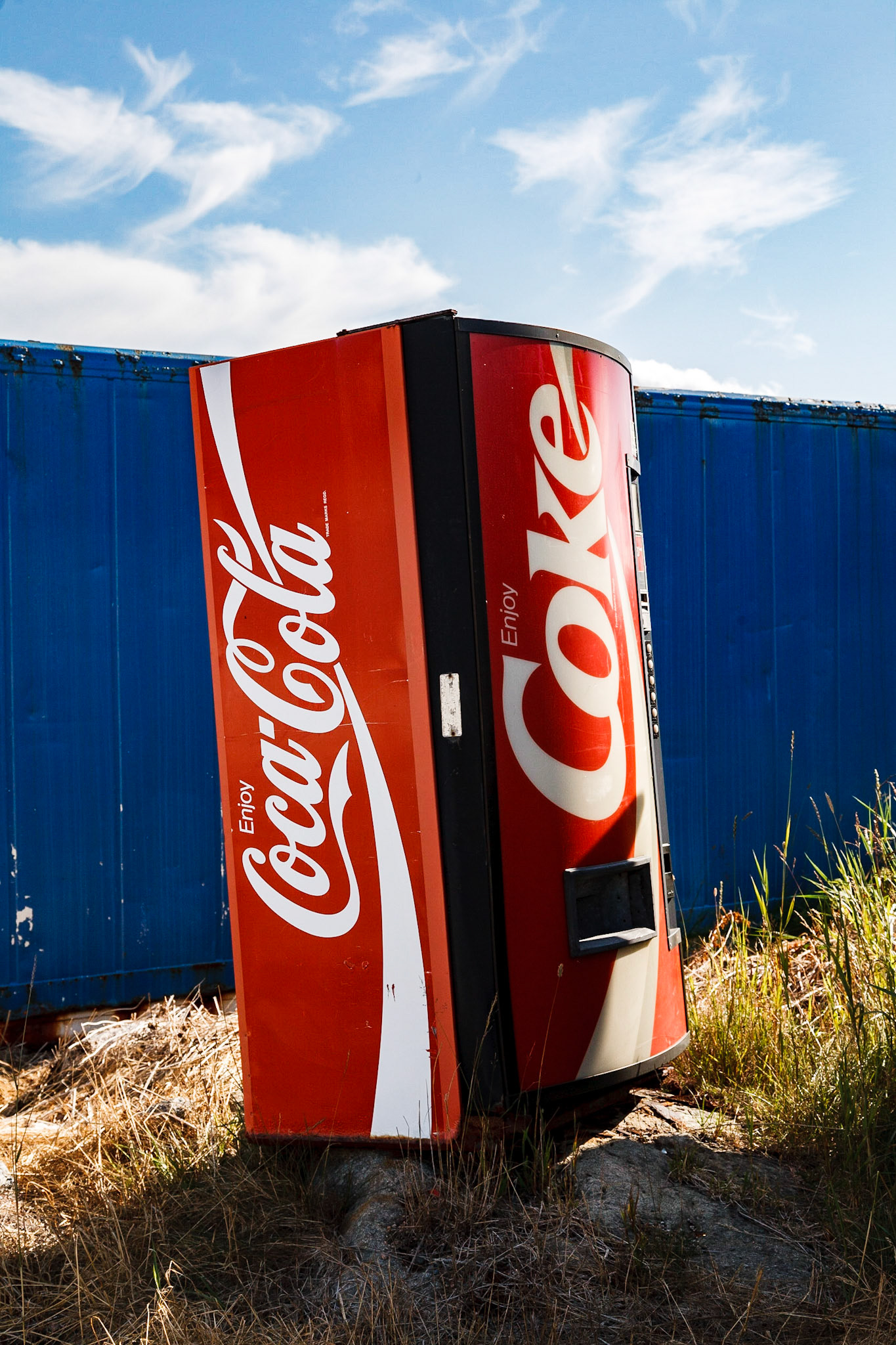 Soda machine.
