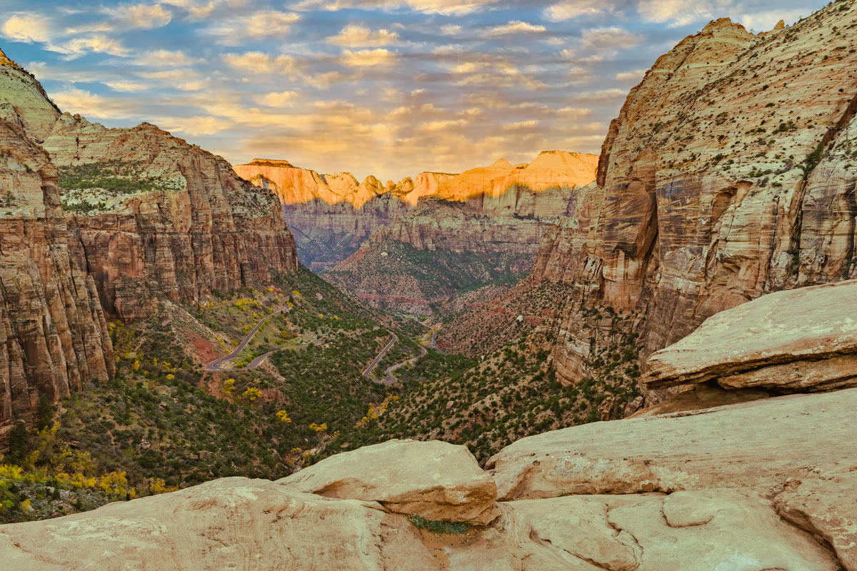 I stopped by Zion National Park on the way to Bryce