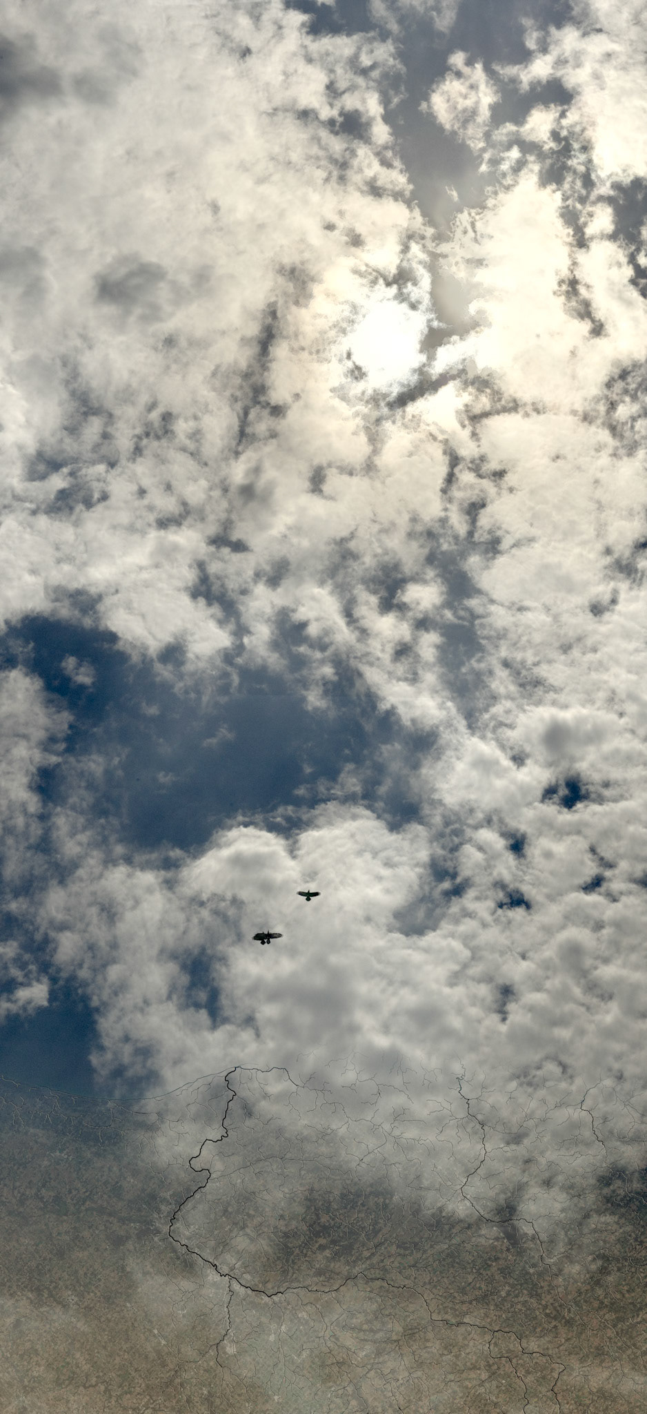 Between Earth and Sky ciii. 48x22"