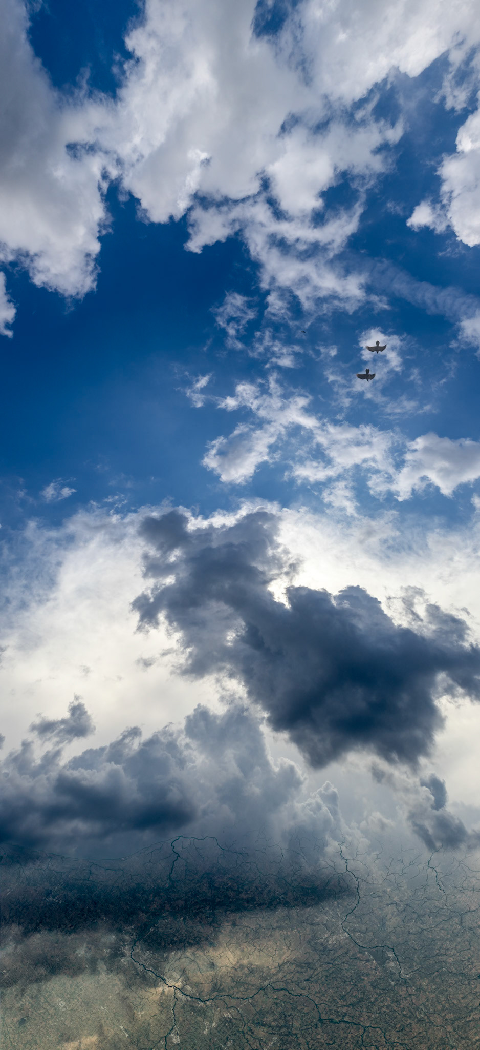 Between Earth and Sky cii. 48x22"