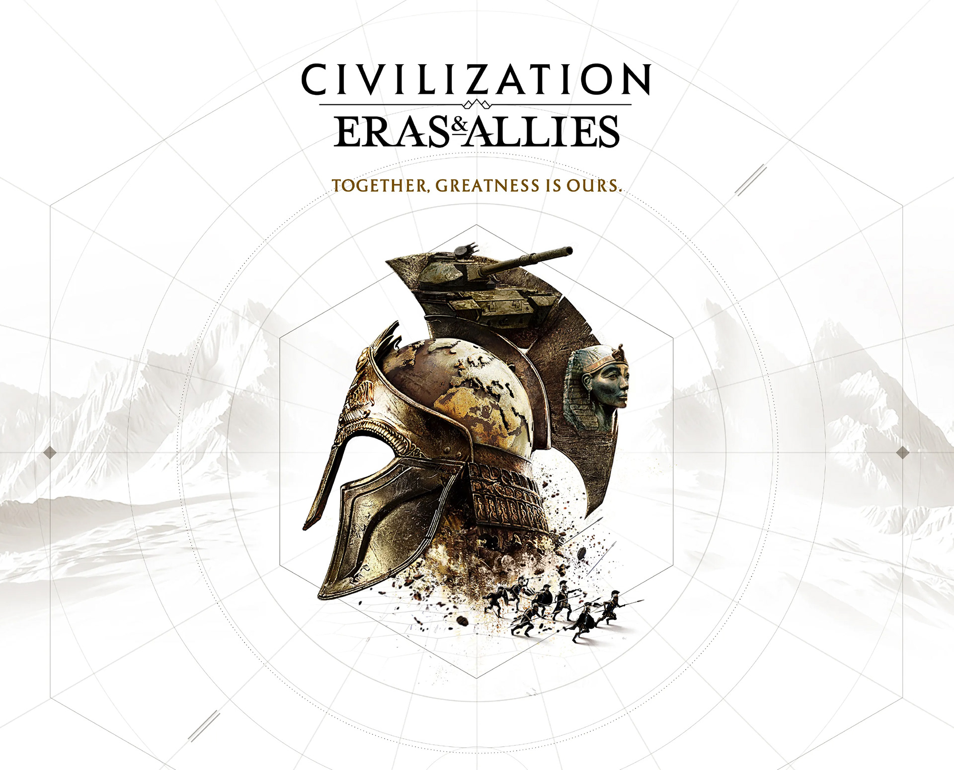 Illustrative finishing on continents, base helmet rubble and lighting enhancments