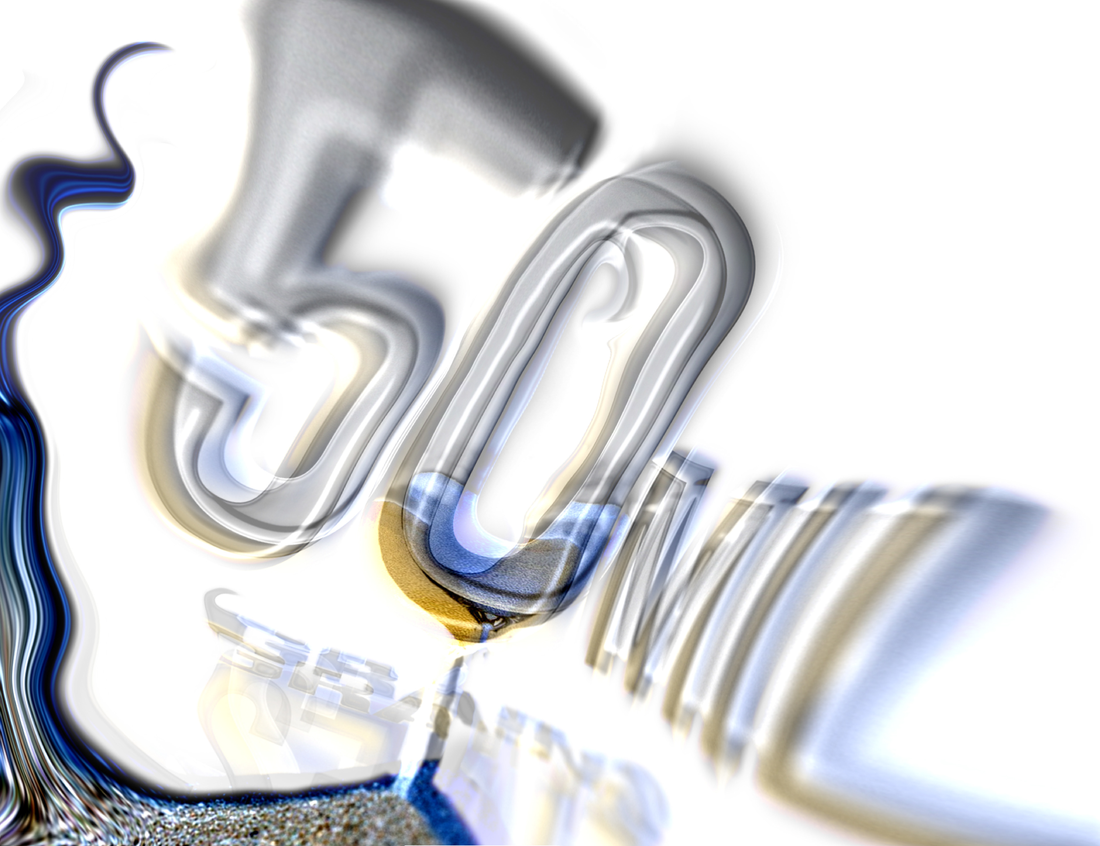 The number 50 mil filled with grains of sand, illustrating both a small pile and the 50 million lives lost during World War II.