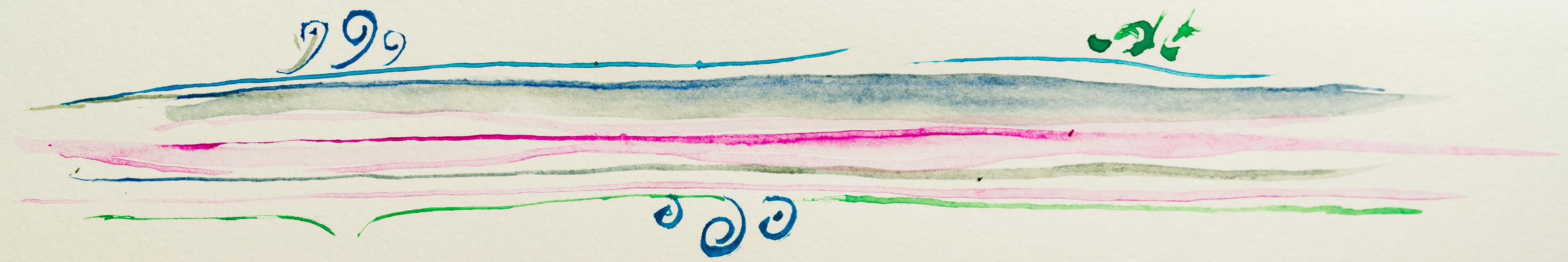 synaesthesia with watercolour drawing