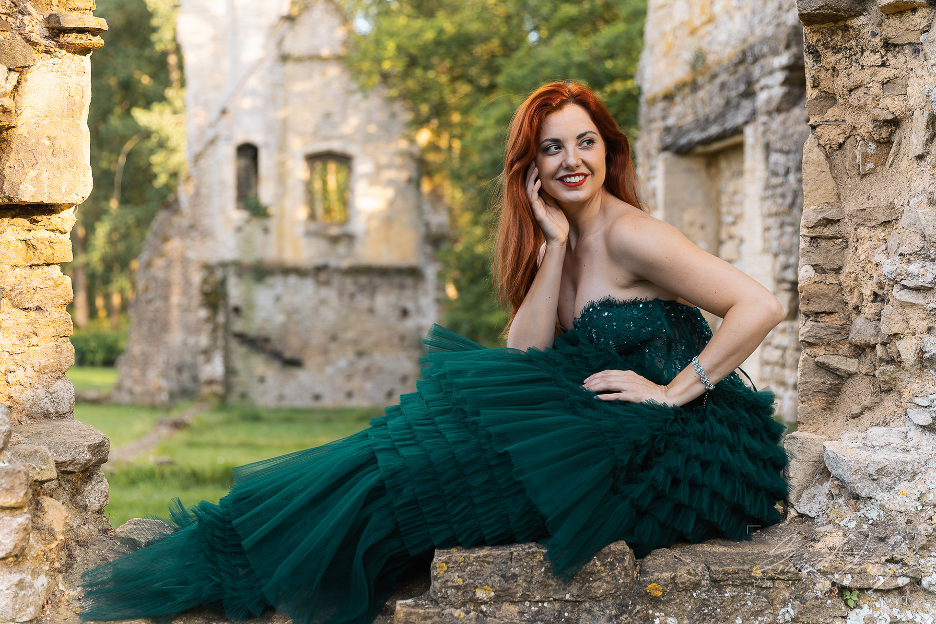 Hannah Lou - "A Midsummer Gown Affair" - Alastair Currill Group Shoot, Minster Lovell Hall - 18/06/2026 - Simon Arinze Photography