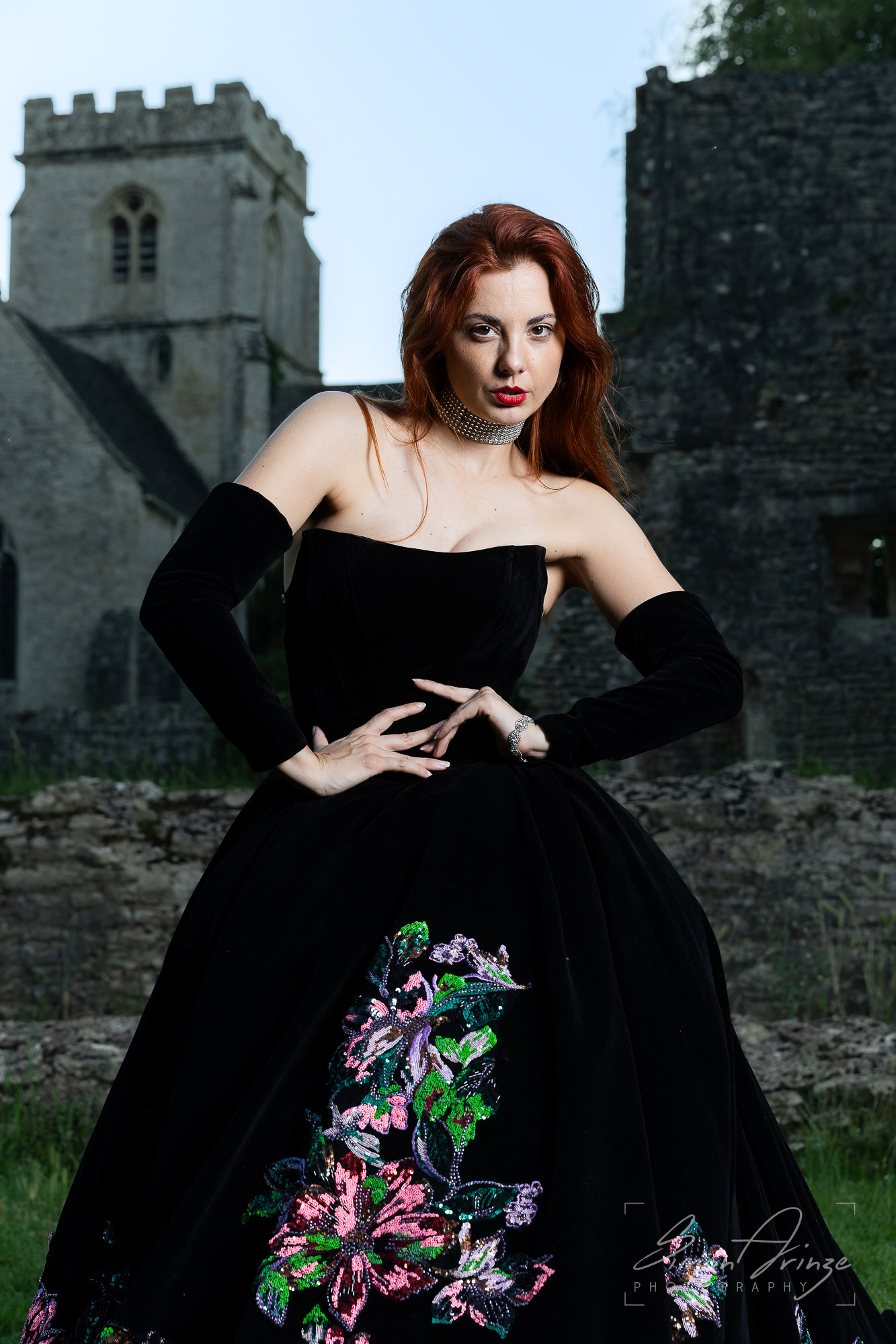 Hannah Lou - "A Midsummer Gown Affair" - Alastair Currill Group Shoot, Minster Lovell Hall - 18/06/2026 - Simon Arinze Photography