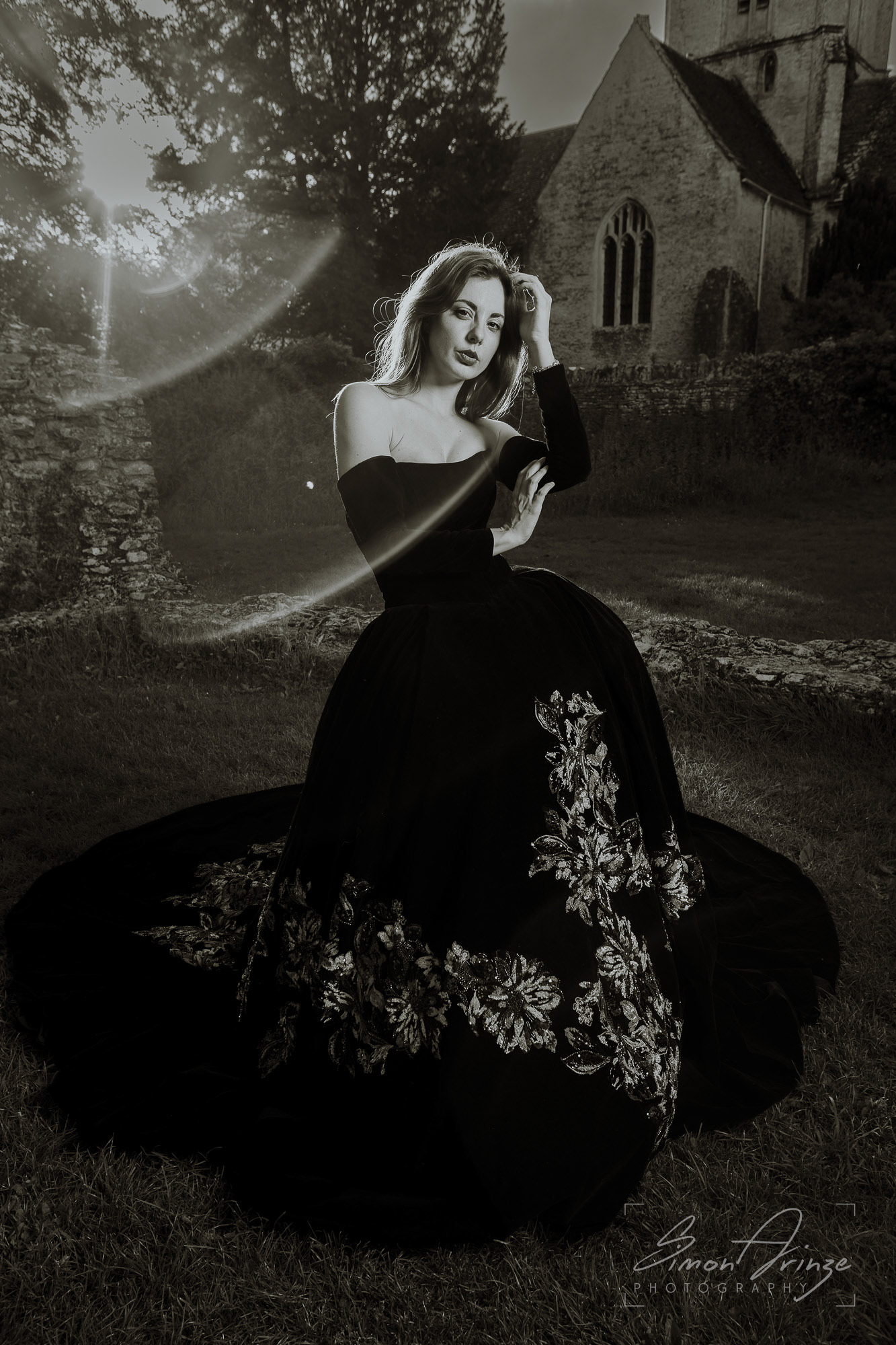 Hannah Lou - "A Midsummer Gown Affair" - Alastair Currill Group Shoot, Minster Lovell Hall - 18/06/2026 - Simon Arinze Photography