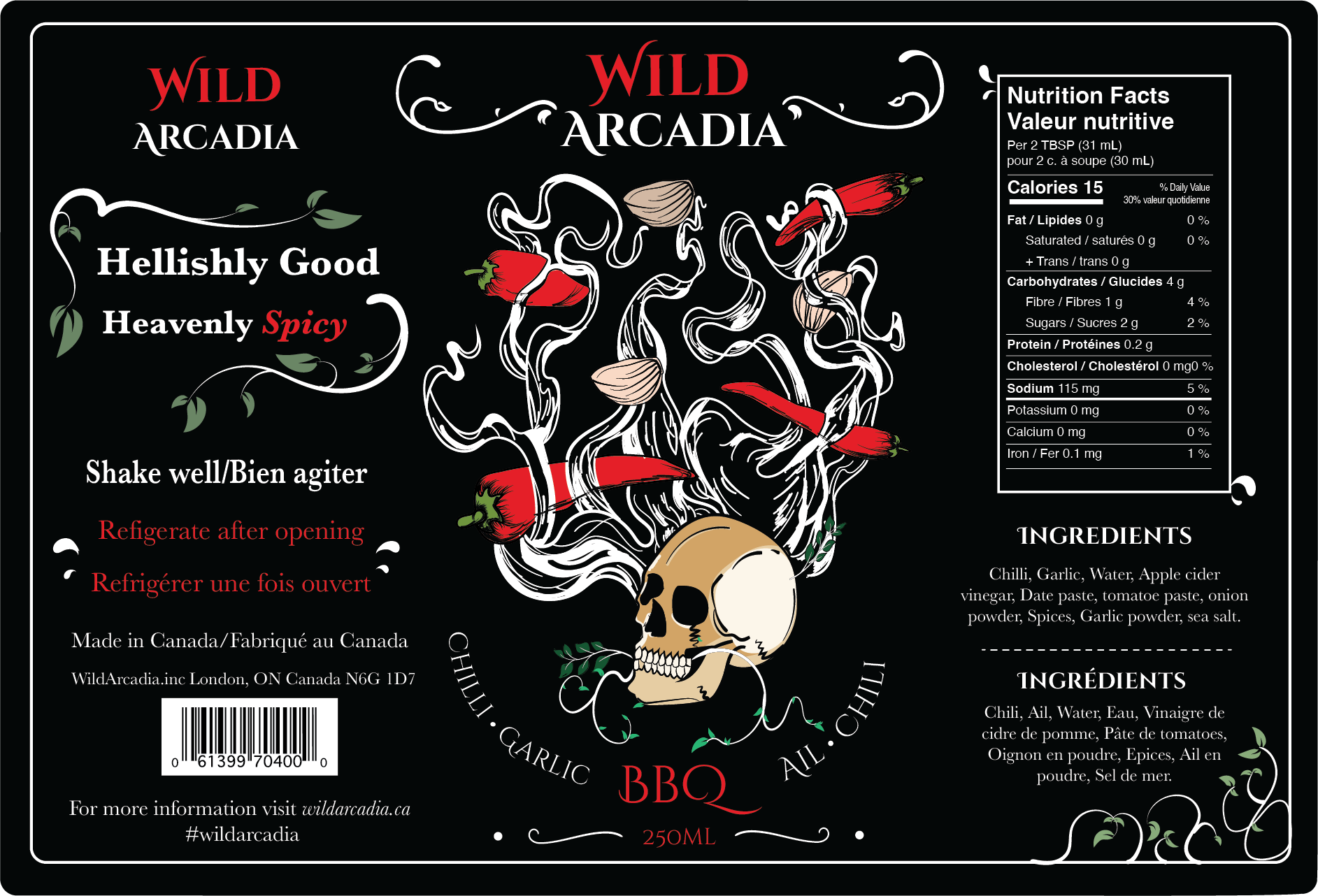 BBQ sauce label