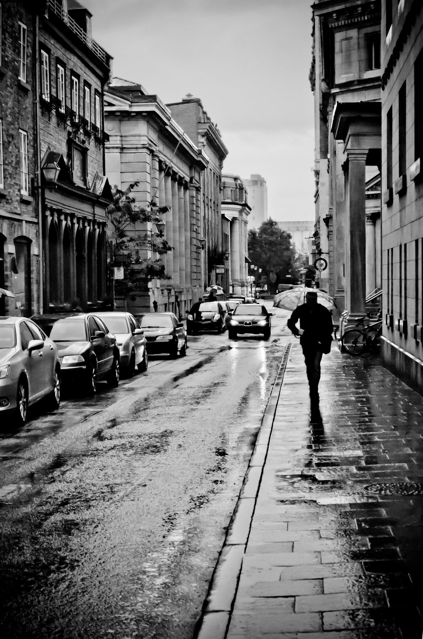 Rainy Day in Quebec City