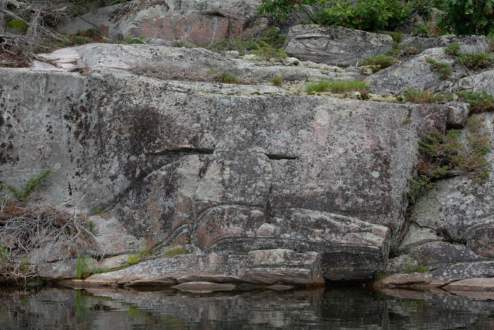 Grumpy Rock Face Guy, Georgian Bay