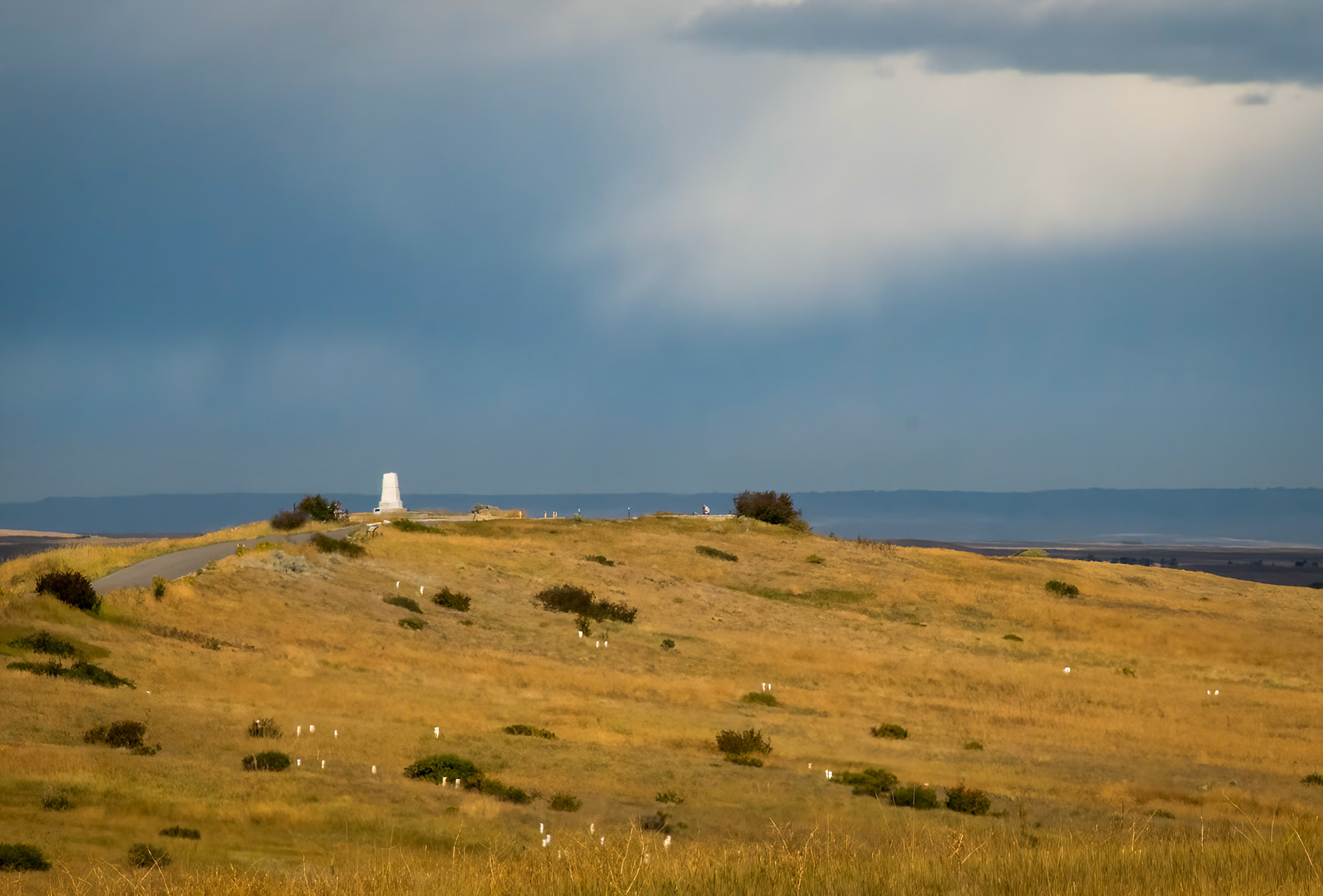 Reverse side Last Stand Hill