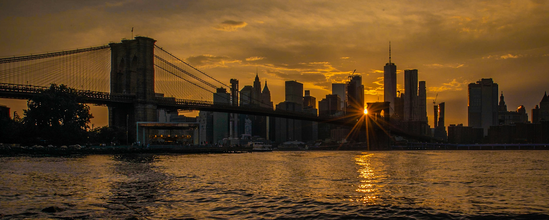 Second Place, Sunrise/Sunset: Manhattan and Brooklyn Bridge