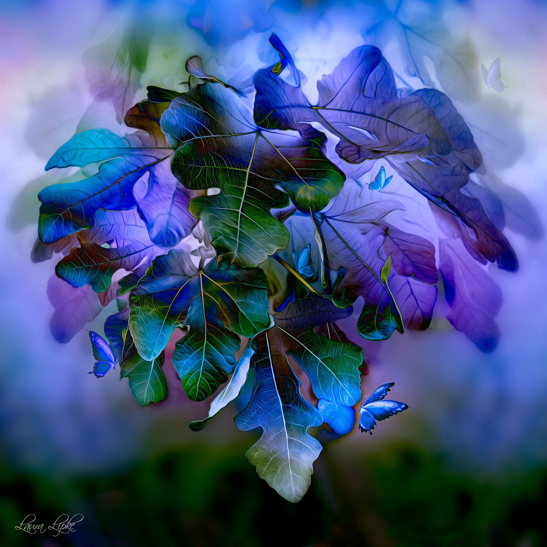 Autumn's Embrace Purples