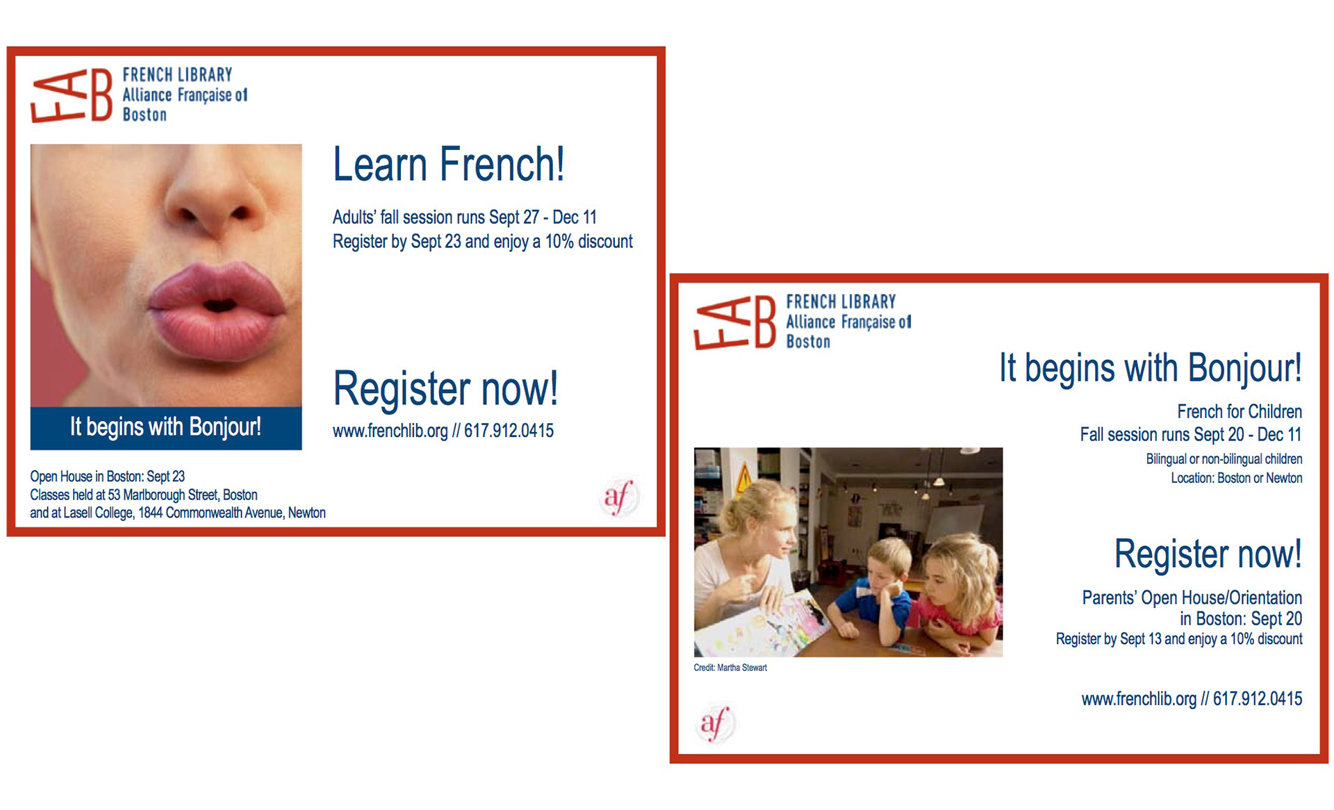 French Cultural Center Postcards