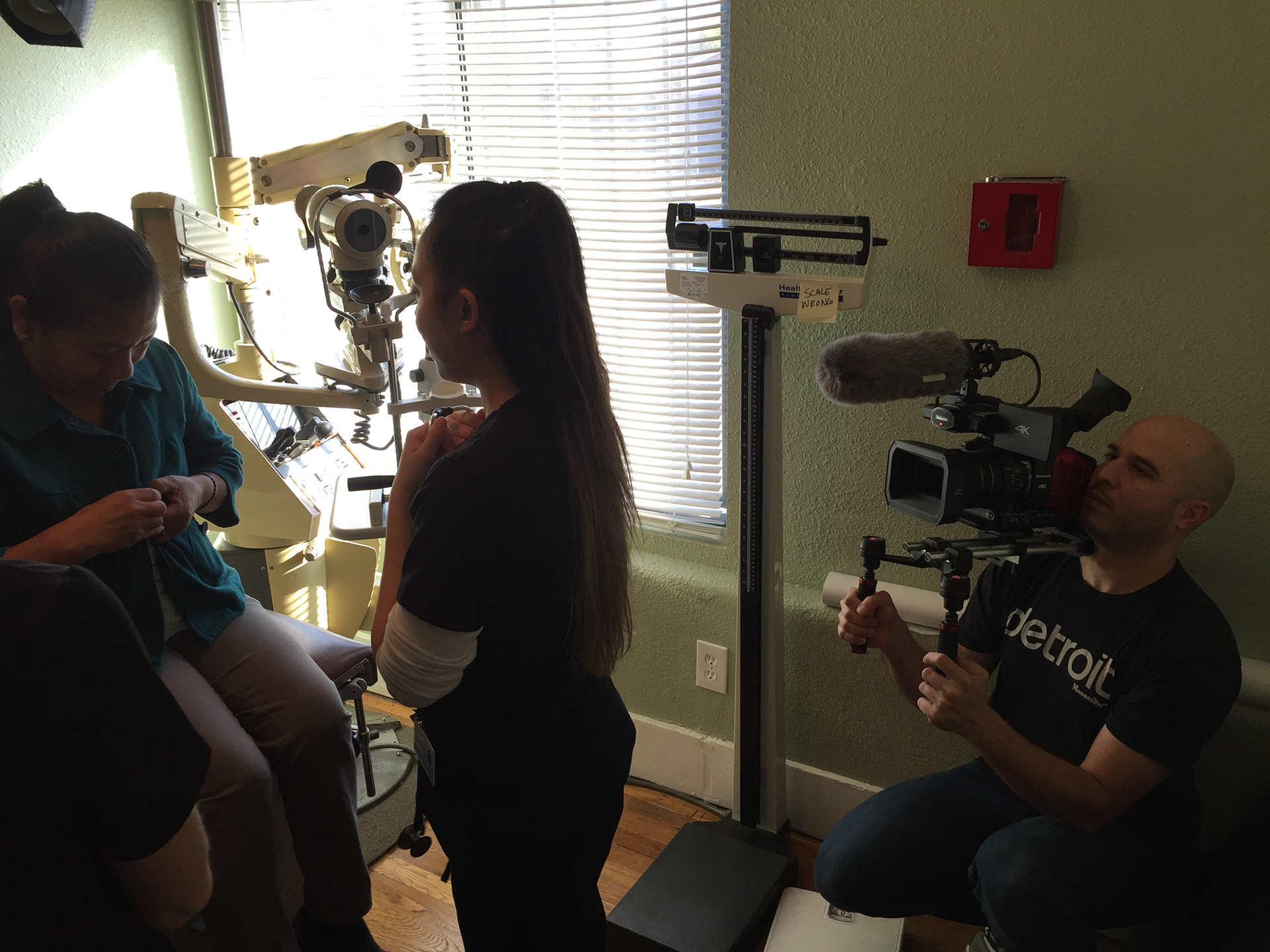 At the initial PACH clinic. Trying to be a fly on the wall, observing and trying to stay out of the way. We are incredibly thankful to the patients who allowed us to capture such intimate moments.