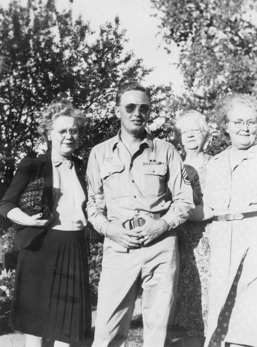 Adele, Bob, Grandma Wilson, Lola (Adele's sister)