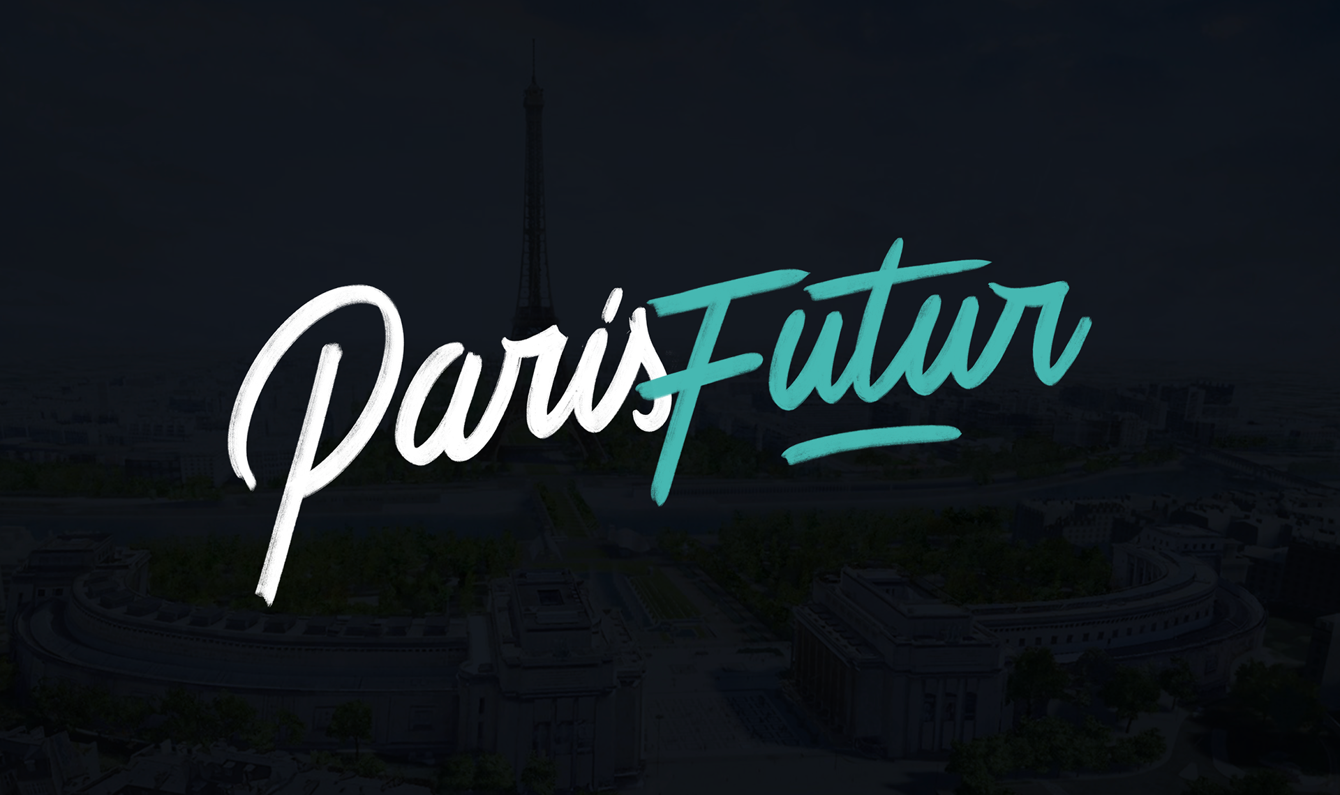 Typographie pour le nouveau logo Paris Futur