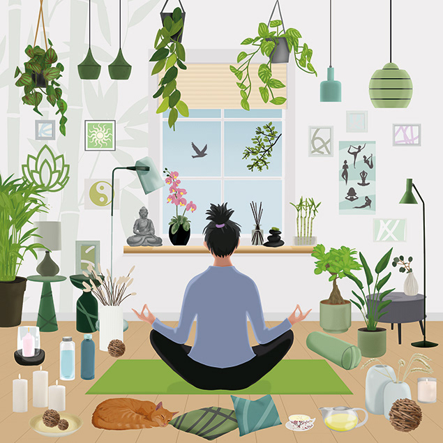 Illustration Yoga